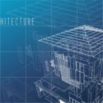 wireframe animation for construction